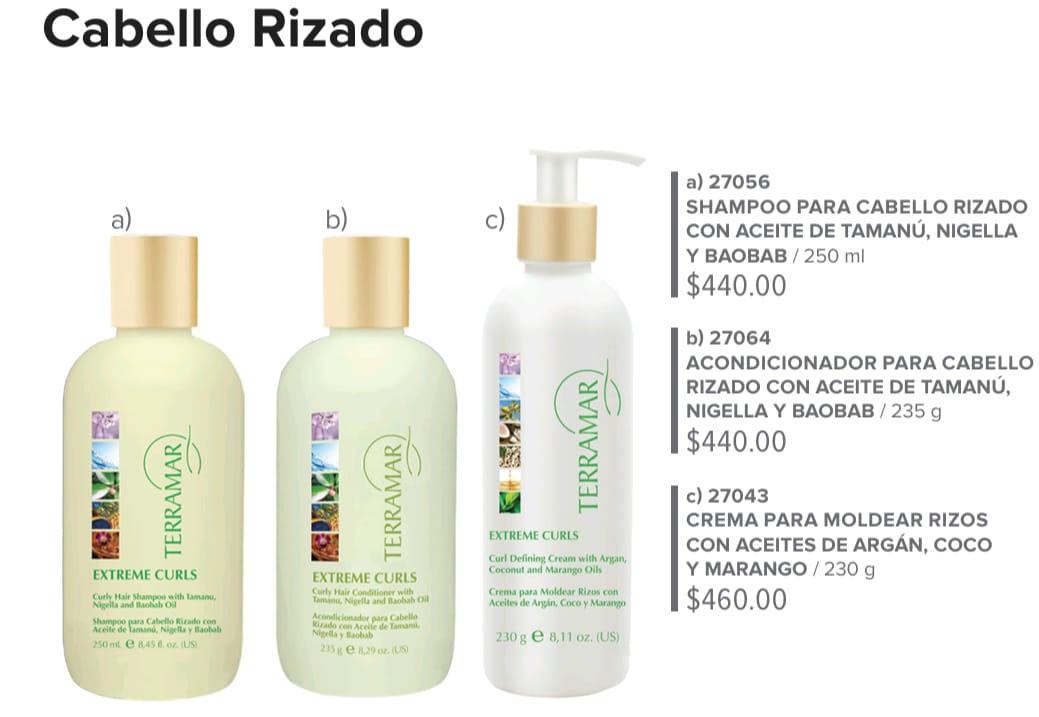 Shampoo para Cabello Rizado con Aceite de Tamanú, Nigella y Baobab