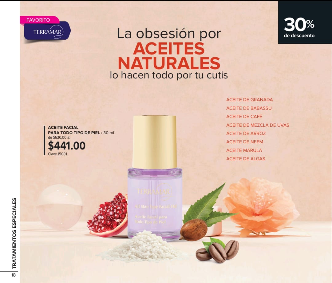 Aceite Facial para Todo Tipo de Piel 30 ml – Terramar