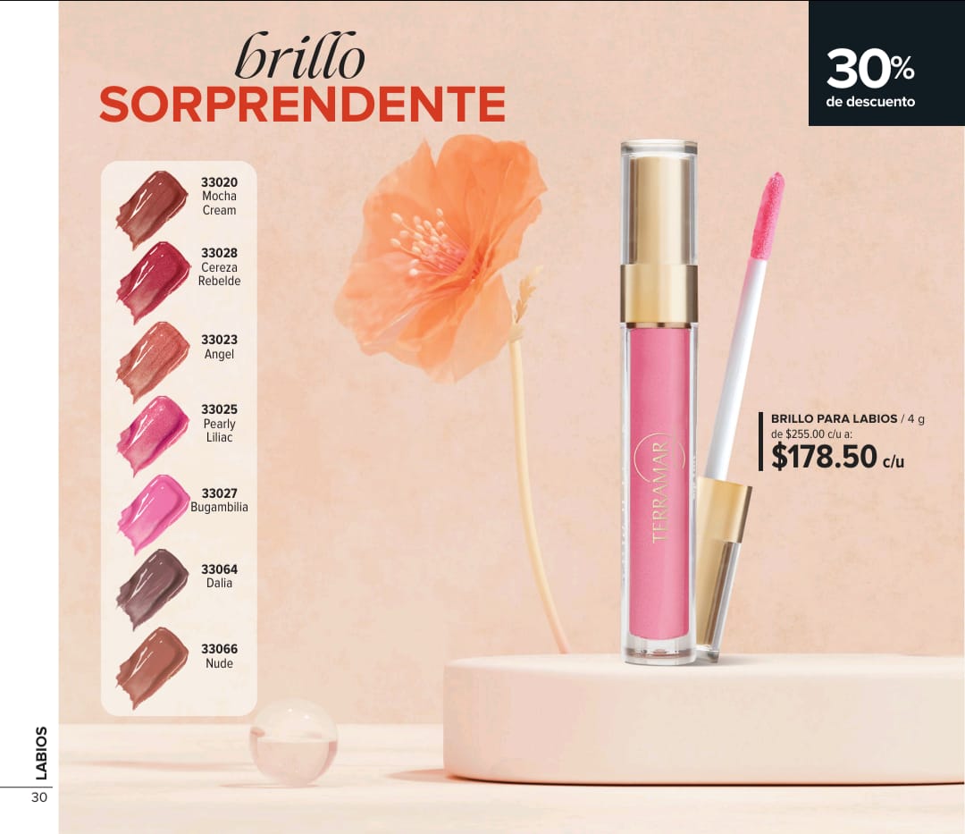 Brillo para Labios Terramar 4 g